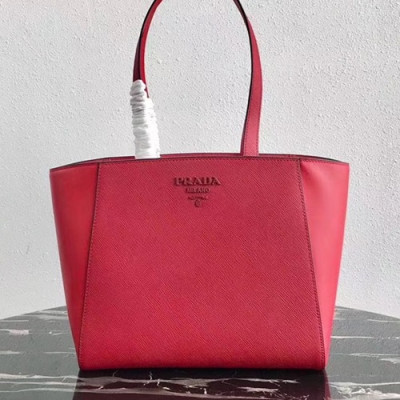 Prada 2019  Saffiano Tote Shoulder Bag,29cm - 프라다 2019 여성용 사피아노 토트 숄더백 ,1BG288-5,29cm,레드