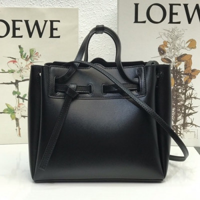 Loewe 2019 Lazo Tote Shoulder Bag, 22CM - 로에베 2019 라조 토트 숄더백 ,LOEB0364, 22CM, 블랙