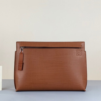 Loewe 2019 Clutch Bag,29.5CM - 로에베 2019 남여공용 클러치백 ,LOEB0369, 29.5CM, 브라운