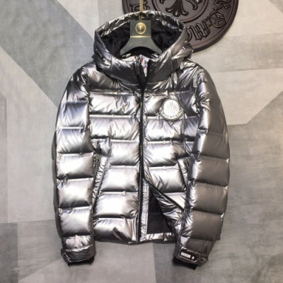 Moncler  2019 Mens Patch Logo Modern Duck Down Padding - 몽클레어 2019 남성 패치 로고 모던 덕다운 패딩 Moc0970x.Size(m - 3xl).실버