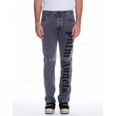 Palm Angels 2019 Mens Logo Casual Denim Pants - 팜 엔젤스 2019 남성 로고 캐쥬얼 데님 팬츠 Pam0049x.Size(s - xl).다크그레이