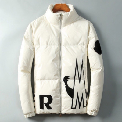 Moncler  2019 Mens Patch Logo Modern Goose Down Padding - 몽클레어 2019 남성 패치 로고 모던 구스다운 패딩 Moc0976x.Size(m - 3xl).아이보리