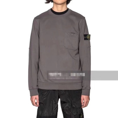 Stone Island 2019 Mens Light Reflection Logo Cotton Man-to-man - 스톤아일랜드 2019 남성 로고 코튼 맨투맨 Sto0043x.Size(s - 2xl).2컬러(브라운/카키)