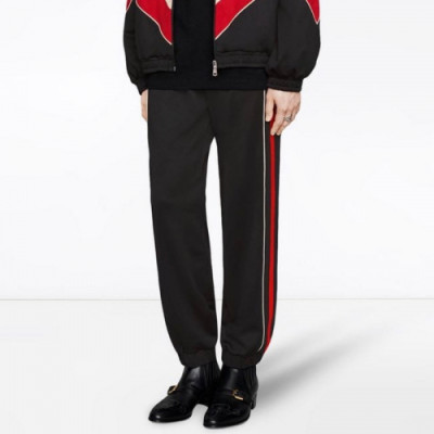 Gucci 2019 Mens Casual Initial Logo Training Pants - 구찌 2019 남성 캐쥬얼 이니셜 로고 트레이닝 팬츠 Guc01563x.Size(xs - xl).블랙