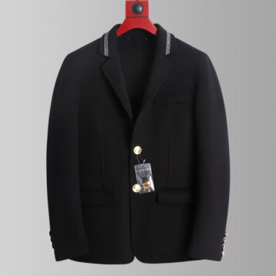 Givenchy 2019 Mens Modern Logo Cashmere Suit Jacket - 지방시 2019 남성 모던 로고 캐시미어 슈트 자켓 Giv0242x.Size(s - 2xl).블랙