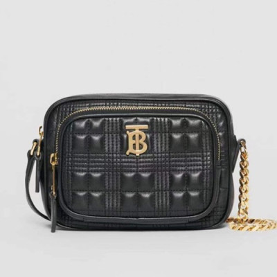 Burberry 2019 Leather TB Camera Shoulder Bag, 19.5cm - 버버리 2019 여성용 레더 TB 카메라 숄더백 ,BURB0417,19.5cm,블랙