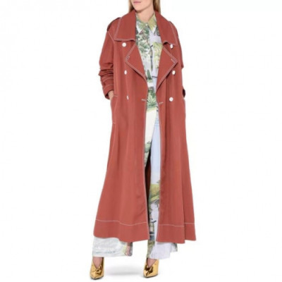 [매장판]Hermes 2019 Womens Business Cotton Trench Coat - 에르메스 2019 여성 비지니스 코튼 트렌치 코트 Her0324x.Size(s - l).2컬러(레드/블랙)