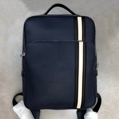 Bally 2019 Leather Back Pack,40cm  - 발리 2019 레더 남성용 백팩 BALB0115,40cm,네이비