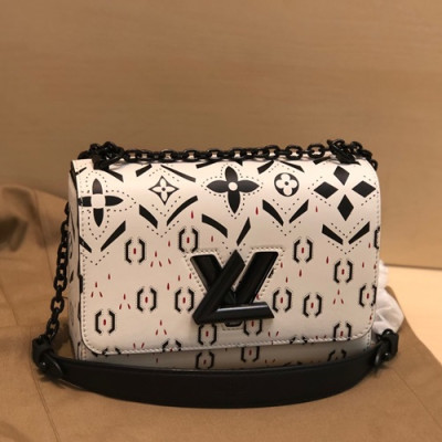 Louis Vuitton 2019 Leather Twist Shouder Bag,23cm - 루이비통 2019 레더 트위스트 숄더백 ,M50280,LOUB1709,23cm,화이트