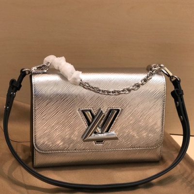 Louis Vuitton 2019 Leather Twist Shouder Bag,23cm - 루이비통 2019 레더 트위스트 숄더백 ,M50280,LOUB1710,23cm,실버