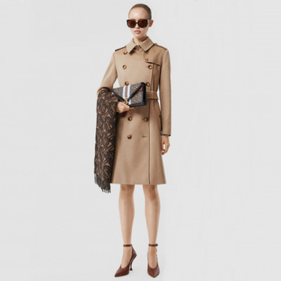 Burberry 2019 Womens Vintage Cashmere Trench Coat - 버버리 2019 여성 빈티지 캐시미어 트렌치 코트 Bur01420x.Size(s - xl).베이지