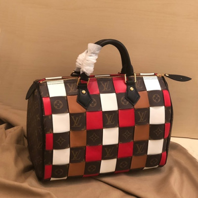 Louis Vuitton 2019 Monogram Speedy Tote Shoulder Bag,32cm - 루이비통 2019 모노그램 스피디 토트 숄더백 M41114,LOUB1743,32cm,브라운