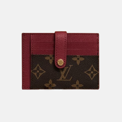 Louis Vuitton 2019 Monogram Card Purse -  루이비통 2019 모노그램 카드 퍼스,LOUW0323,와인