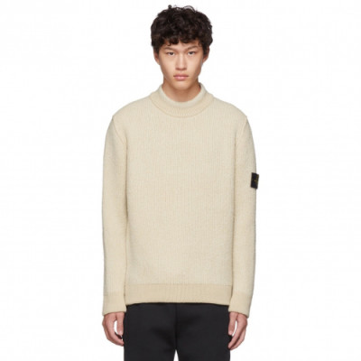 [매장판]Stone Island  2019 Mens Casual Oversize Wool Sweater - 스톤아일랜드 2019 남성 캐쥬얼 오버사이즈 울 스웨터 Sto0045x.Size(m - 2xl).2컬러(블랙/베이지)