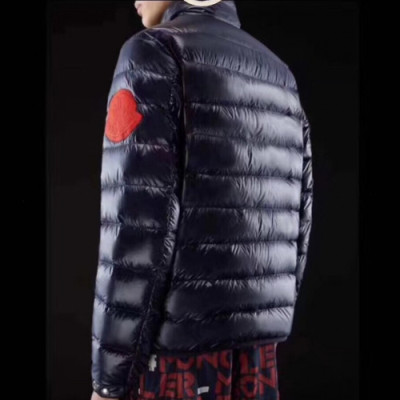 Moncler  2019 Mens Patch Logo Modern Down Padding - 몽클레어 2019 남성 패치 로고 모던 다운 패딩 Moc01099x.Size(m - 2xl).네이비