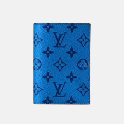 Louis Vuitton 2019 Passport Case M60181 - 루이비통 2019 남여공용 여권지갑  LOUW0337,Size(14cm),블루