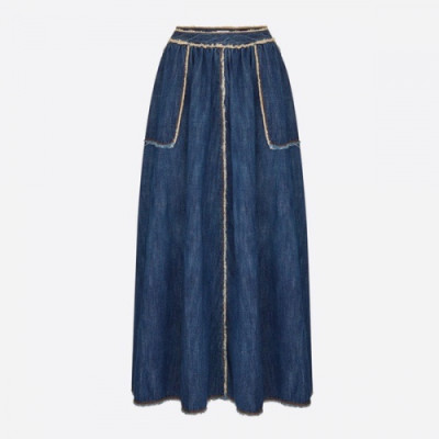 Dior Womens Trendy Long Skirt - 디올 여성 트렌디 데님 롱스커트 Dio408x