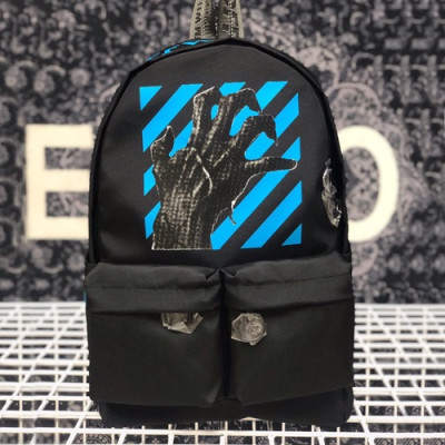 Off White 2019 Nylon Back Pack,48cm - 오프화이트 2019 나일론 남여공용 백팩 OFFB0100,48cm,블랙