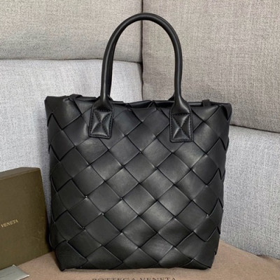 Bottega Veneta 2019 Tote Shoulder Shopper Bag,35cm - 보테가 베네타 2019 토트 숄더 쇼퍼백, 575800,BVB0451,35cm,블랙