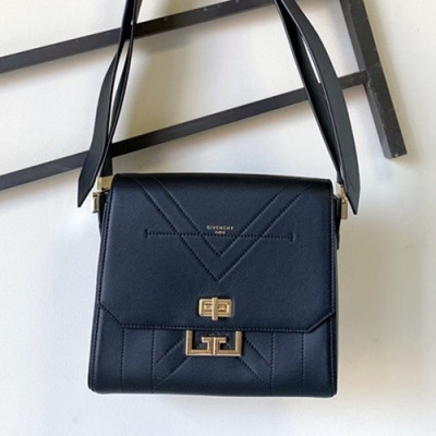 Givenchy 2019 Eden Leather Shoulder Bag,24CM - 지방시 2019 에덴 레더 숄더백,GVB0312,24CM,블랙