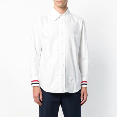 Thom Browne 2019 Mens Strap Cotton Shirt - 톰브라운 2019 남성 스트랩 코튼 셔츠 Thom0404x.Size(s - 2xl).화이트