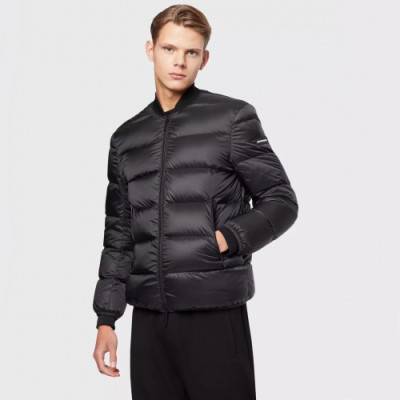 [매장판]Armani 2019 Mens Logo Goose Down Padding - 알마니 2019 남성 로고 구스다운 패딩 Arm0412x.Size(s - xl).블랙