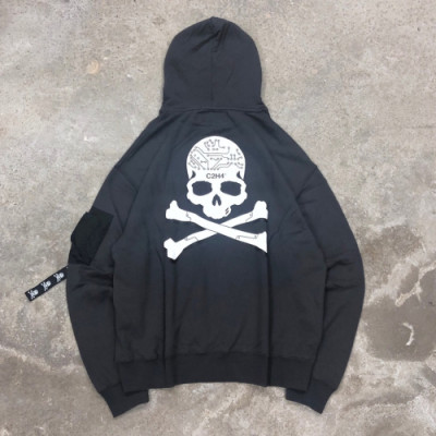 Mastermind Japan Mens Logo Cotton Hooded -  마스터마인드 재팬 2019 남성 로고 코튼 후드티 Mas0037x.Size(s - xl).블랙