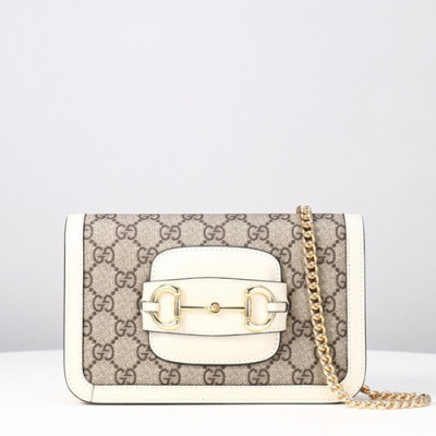 Gucci 2019 Leather Chain Shoulder Bag,20CM - 구찌 2019 여성용 레더 체인 숄더백 ,GUB0853,20cm,화이트