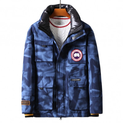 Canada goose 2019 Mens Patch Logo Casual Goose Down Jacket - 캐나다구스 2019 남성 패치 로고 캐쥬얼 구스다운 자켓 Can0211x.Size(m - 3xl).블루