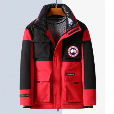 Canada goose 2019 Mens Patch Logo Casual Goose Down Jacket - 캐나다구스 2019 남성 패치 로고 캐쥬얼 구스다운 자켓 Can0212x.Size(m - 3xl).레드