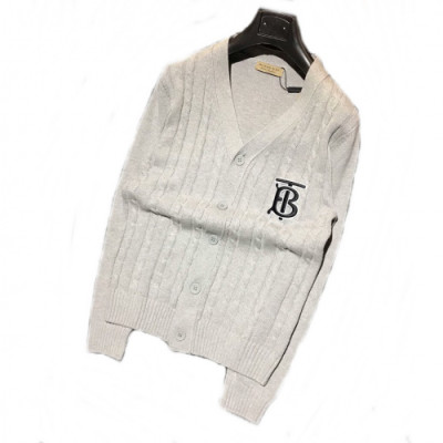 Burberry 2019 Mens Retro Logo Cardigan - 버버리 2019 남성 레트로 로고 가디건 Bur01494x.Size(m - 3xl).그레이