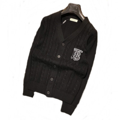 Burberry 2019 Mens Retro Logo Cardigan - 버버리 2019 남성 레트로 로고 가디건 Bur01495x.Size(m - 3xl).블랙