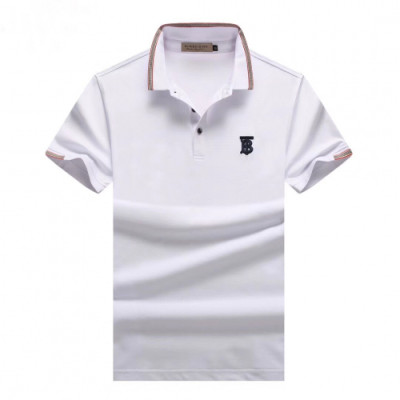 [매장판]Burberry 2019 Mens Logo Cotton Short Sleeved Tshirt - 버버리 2019 남성 로고 코튼 반팔티 Bur01504x.Size(m - 3xl).화이트