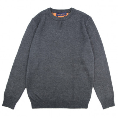 [매장판]Louis vuitton 2019 Mens Basic Crew-neck Wool Sweater - 루이비통 2019 남성 베이직 크루넥 스웨터 Lou01413x.Size (s - l).그레이