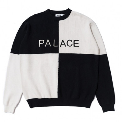 Palace 2019 Mens Crew-neck Cotton Sweater - 팔라스 2019 남성 크루넥 코튼 스웨터 Pala005x.Size(m - 2xl).블랙