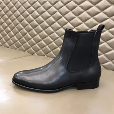 Berluti 2019 Mens Leather Boots -  벨루티 2019 남성용 레더 부츠,BERTS0058.Size(240 - 270).블랙