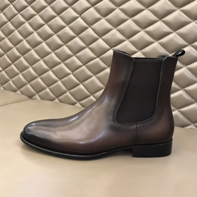 Berluti 2019 Mens Leather Boots -  벨루티 2019 남성용 레더 부츠,BERTS0062.Size(240 - 270).브라운