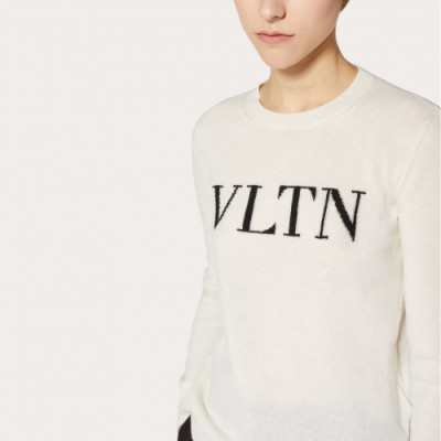 Valentino 2019 Womens  Casual Crew neck Sweater - 발렌티노 2019 여자 캐쥬얼 크루넥 스웨터 Val0282x.Size (s - l).아이보리