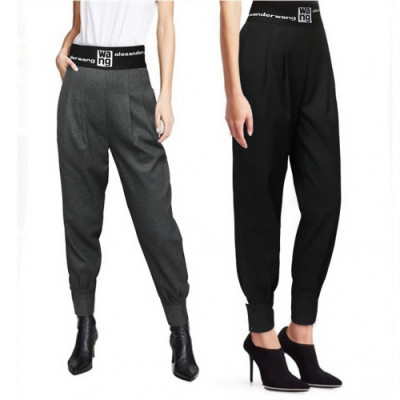 [매장판]Alexsander Wang 2019 Womens Casual Pants - 알렉산더왕 2019 여성 트렌디 캐쥬얼 팬츠 Alw0041x.Size(s - l).그레이