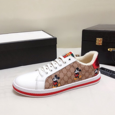 Gucci 2019 Mens Leather Sneakers - 구찌 2019 남성용 레더 스니커즈 GUCS0546,Size(240 - 270),화이트