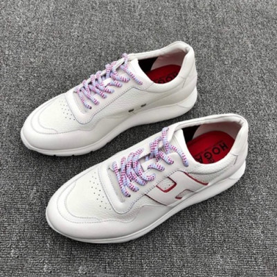 Hogan 2019 Mens Leather Sneakers - 호간 2019 남성용 레더 스니커즈 HOGS0034,Size(245 - 270).화이트