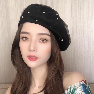 Chanel 2019 Ladies Wool Cap - 샤넬 2019 여성용 울 모자 CHAM0001, 블랙