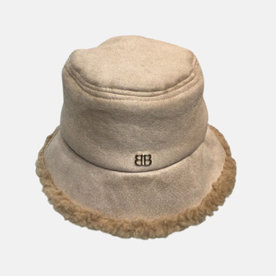 Balenciaga 2019 Ladies Lambs Wool Cap - 발렌시아가 2019 여성용 램스울 모자 BALM0002, 베이지