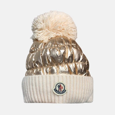 Moncler 2019 Ladies Knit Cap - 몽클레어 2019 여성용 니트 모자 MONM0003, 베이지