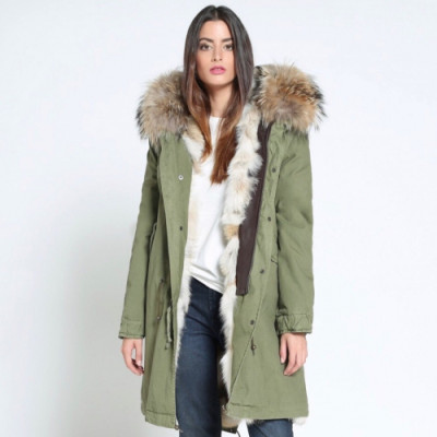 [최상급]Mr&mrs 2019 Italy Womens Luxury Mink Parka - 미스터앤미세스퍼 2019 이태리 여자 럭셔리 밍크 파카 Mrs0011x.Size(xs - l).그린