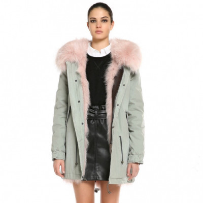 [최상급]Mr&mrs 2019 Italy Womens  Luxury Mink Parka - 미스터앤미세스퍼 2019 이태리 여자 럭셔리 밍크 파카 Mrs0014x.Size(xs - l).그린