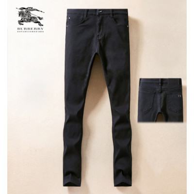 Burberry 2019 Mens Business Classic Denim Pants - 버버리 2019 남성 비지니스 클래식 데님 기모 팬츠 Bur01589x.Size(28 - 40).블랙