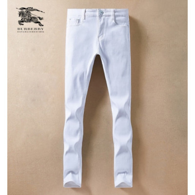 Burberry 2019 Mens Business Classic Denim Pants - 버버리 2019 남성 비지니스 클래식 데님 기모 팬츠 Bur01590x.Size(28 - 40).화이트