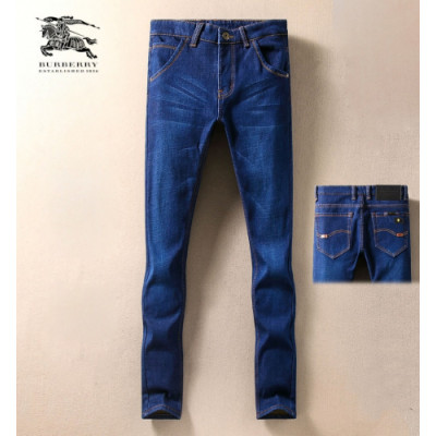 Burberry 2019 Mens Business Classic Denim Pants - 버버리 2019 남성 비지니스 클래식 데님 기모 팬츠 Bur01592x.Size(28 - 40).블루