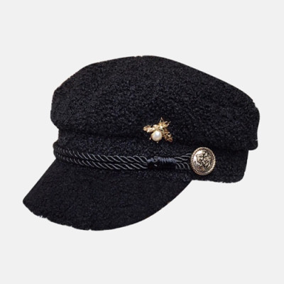 Gucci 2019 Ladies Lambs Wool Cap - 구찌 2019 여성용 램스  울 모자 GUCM0007, 블랙